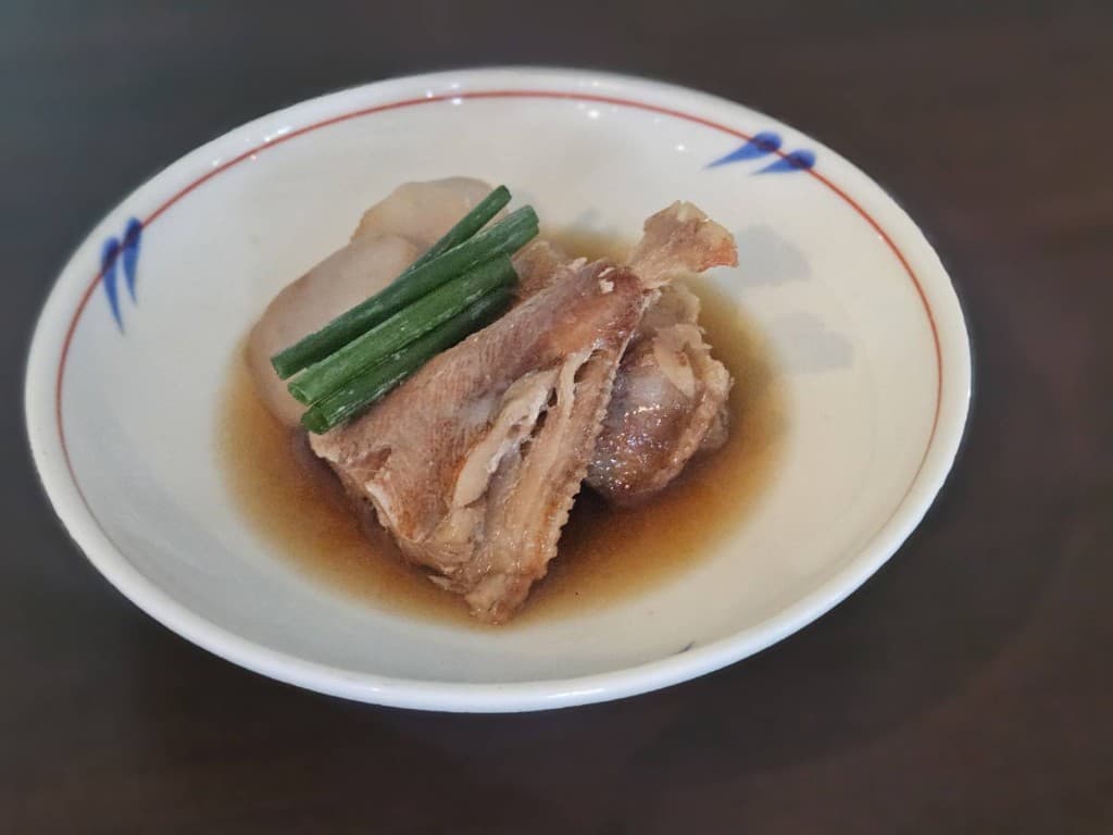 本日の煮魚(白身魚と里芋の煮つけ)